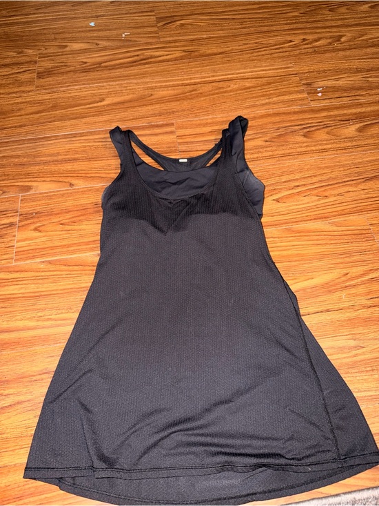 lululemon athletica Tops - lululemon athletica Black Racerback Tank Top Built in Sports Bra
